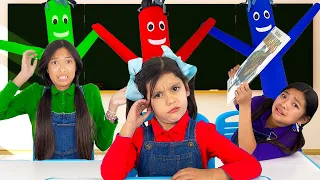 Ellie Emma and Wendy School Story for Kids + MORE Children Challenge Videos