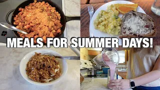 FULL DAY OF FOOD IN SUMMERTIME! | WHAT WE EAT IN A DAY