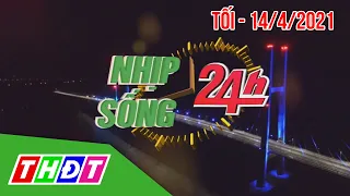 Nhịp sống 24h -Tối, 14/4/2021 | Nam thanh niên đứng vỉa hè bị giật dây chuyền trong tích tắc | THDT