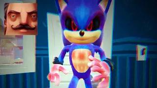 Hello Neighbor - My New Neighbor Sonic.EXE Act 2 Gameplay Walkthrough