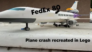 Plane crashes recreated in Lego