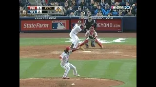 2009 World Series Yankees vs Phillies Game 2 Bottom 7