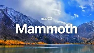 MacOS 13.0.1 mammoth Concept￼