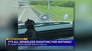 TN truck driver shot at on I-24; Search underway for shooter
