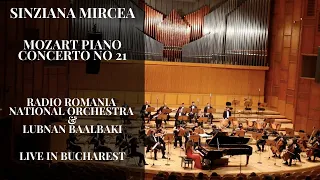 Sinziana Mircea plays Mozart Piano Concerto No 21, Bucharest Radio Hall