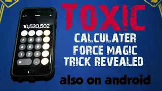 Toxic Calculator force magic trick. endless possibilities