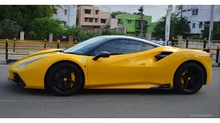 SUPERCARS GOING CRAZY - SUPERCARS IN INDIA (BANGALORE)-(July 2016) - Huracan, Aventador, And More.