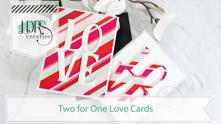 Two For One Love Cards