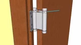 Барные, пружинные петли Luigi Aldeghi 101 (Spring hinges assembly detail manual)