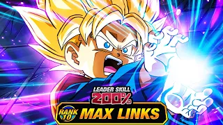 PRETTY GOOD! LEVEL 10 LINKS 100% EZA INT SSJ GOTEN! (DBZ: Dokkan Battle)