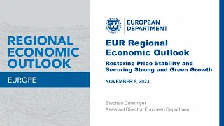 IMF Regional Economic Outlook for Europe