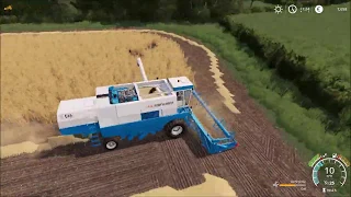 Farming Simulator 19.  Harvest with Fortschritt E516.