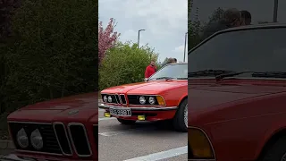 RARE 633 CSi LEAVING A CAR MEET | ULTIMATE BMW CAR MEET UK #bmw #classiccars #cars #bmwm