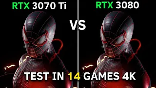 RTX 3070 Ti vs RTX 3080 | Test In 14 Games at 4k