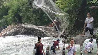 TRADITIONAL FISHING IN NEPAL WITH CAST-NET | HIMALAYAN TROUT FISHING WITH CAST-NET | ASALA FISHING |