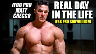 REAL DAY IN THE LIFE - PRO BODYBUILDER - IFBB PRO Matt Greggo ft. Alex Eubank