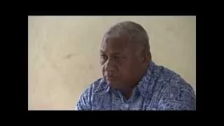 Prime Minister Voreqe Bainimarama opens classrooms at Nasivikoso Village in the the highlands of Ba.
