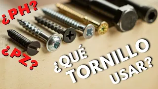 Todo Sobre Los Tornillos Y Puntas CARPINTERÍA