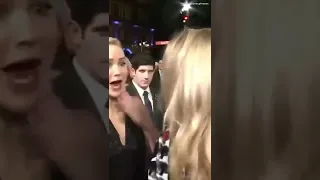 Jennifer Lawrence Kisses  Natalie Dormer   Her Hunger Games Co Star