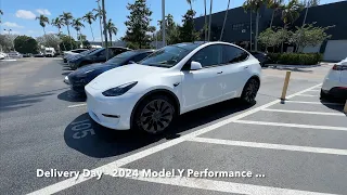 Delivery Day 2024 Tesla Model Y Performance