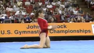 Dominique Moceanu - Floor Exercise - 1997 U.S. Gymnastics Championships - Women - Day 1