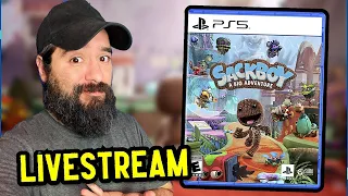 Playing SACKBOY on PS5 - Come hang out | 8-Bit Eric