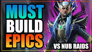 🔥 MUST BUILD EPIC CHAMPIONS !! 🔥 YST VS @NubRaids | Raid Shadow Legends