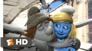 The Smurfs 2 (2013) - Paris Stork Race Scene (5/10) | Movieclips