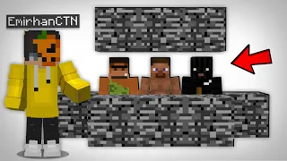 İntikam almak için Bu sefer Arkadaşlarımı Ben Hapsettim! - Minecraft