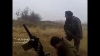 НОВОЕ! ДНР бьют из АГС по позициям АТО Ополченцы   Militias fired from the AGS