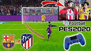 DUELO ÉPICO!!! BARCELONA vs ATLETICO DE MADRID | PES 2020 | Penaltis con CASTIGO!!!