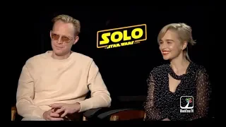 Paul Bettany, Emilia Clarke of Solo: A Star Wars Story | BlackTree TV