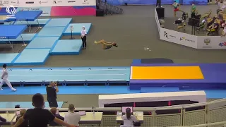 Viktoria DANILENKO (RUS) - 2021 European silver medallist, tumbling