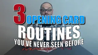 3 Opening Card Routines You Probably Haven't Seen Before | Magic Stuff Craig Petty