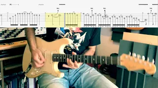 GUITAR LESSON | Iron Maiden - The Writing On The Wall (Solo) | TABS + BACKING TRACK