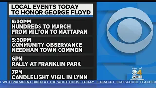 Marches, Vigils Planned In Massachusetts To Mark One Year Since George Floyd's Death