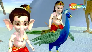 Let's Watch Bal Ganesh ki Kahaniya In 3D Part - 04 | बाल गणेश की कहानिया | 3D Kahaniya Telugu