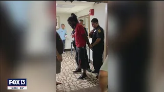Guests, off-duty deputy step in after mother says man tried to take her child in Tampa hotel