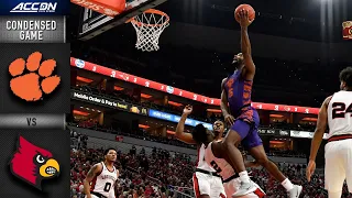 Clemson vs. Louisville Condensed Game | ACC Basketball 2019-20