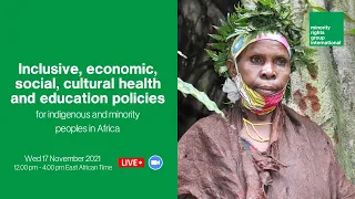 Inclusive health and education policies for indigenous and minority peoples in Africa