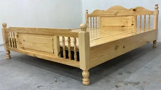 Perfect Woodworking Plan - How We Designed And Built A Unique And Sturdy Medieval Bed