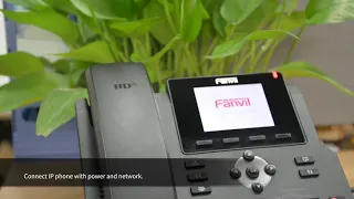 Configure Fanvil ip phone by 3cx server (3CX in remote network)