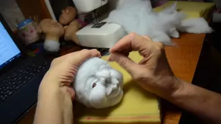 мастер класс по изготовлению скульптурной -текстильной куклы ч.6