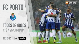 FC Porto: Golos até à 25.ª jornada (Liga 2022/2023)