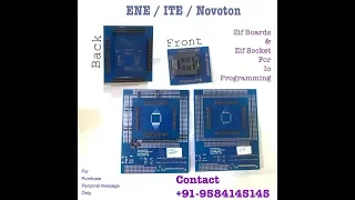 #LaptopRepair How to program an #ENE IO Using #Svod3 and Zif Socket By #Aditya11ttt & #SatishBhai