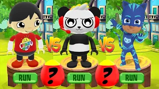 Tag with Ryan Red T-Shirt Ryan vs PJ Masks Catboy vs Combo Panda Most Popular Ryan's World Costumes