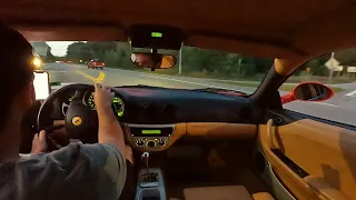 Pulls in a Ferrari 360 (EAG 6 SPEED)