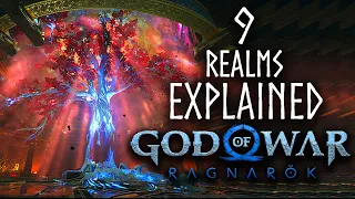 All 9 Realms of God of War Ragnarok EXPLAINED! [LORE]