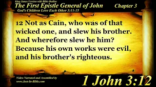 1 John Chapter 3 - Bible Book #62 - The Holy Bible KJV Read Along Audio/Video/Text