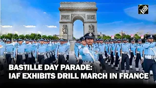 Watch! IAF contingent showcases drill ahead of Bastille Day parade in France